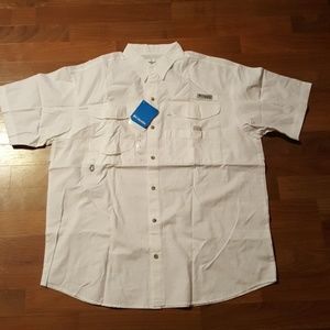 NWT Men's White Columbia Shirt